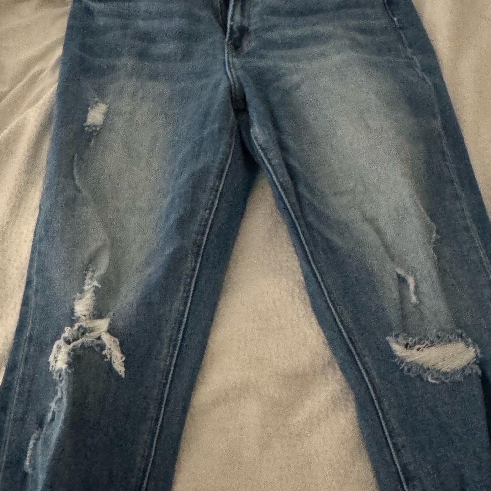 Distressed Blue Women's Jeans